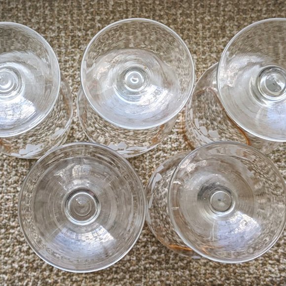 NWT 5 Russian Gus Khrustalny Crystal Wine Champagne Flutes Glasses Set Of Five 5 - Picture 5 of 5